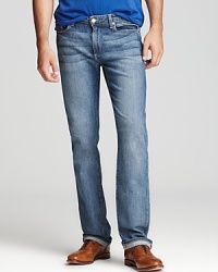 Bolster your jeans portfolio with this classic pair from Paige Denim, a true-blue style for your casual cool wear-anytime attire. Bolster your jeans portfolio with this classic pair from Paige Denim, a true-blue style for your casual cool wear-anytime attire.