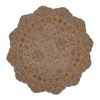 Nourison Rugs Heritage Hall Collection HE02 Green Round 6' x 6' Area Rug Nourison Rugs Heritage Hall Collection HE02 Green Round 6' x 6' Area Rug