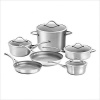 Calphalon Contemporary Stainless Steel Nonstick 10 Piece Set