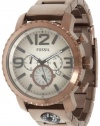 Fossil JR1302 Gage Plated Stainless Steel Brown Watch