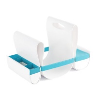 Boon Loop Diaper Caddy, Blue/White Boon Loop Diaper Caddy, Blue/White