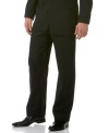 Complement all the shirts in your work week wardrobe with these sophisticated flat front dress pants from Alfani.