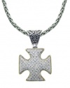 Effy Jewlery Balissima Diamond Maltese Cross Pendant, .55 TCW