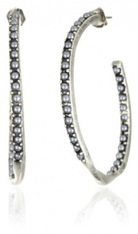 Rachel Leigh Society Silver Ox Hoop Earrings