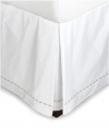 Barbara Barry Dream Pearls 100% Supima Cotton Sateen King Bedskirt