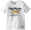 True Religion Boys 2-7 Outlaws Short Sleeve Logo Crew Neck Tee, White, Small