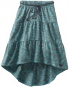 Roxy Kids Girls 7-16 Snowman Skirt, Seafoam Space Dye, Small