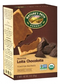 Nature's Path Organic Frosted Toaster Pastries, Lotta Chocolotta, 6-Count Boxes (Pack of 12) Nature's Path Organic Frosted Toaster Pastries, Lotta Chocolotta, 6-Count Boxes (Pack of 12)