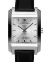 Burberry Swiss Made Check Leather Strap Watch for Men / Unisex Watch