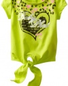 Baby Phat - Kids Baby-Girls Infant Front Print Tee, Acid Lim, 18