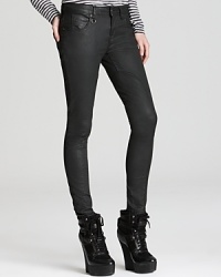 Modernize your denim rotation with these Burberry Brit jeans, toughened by a waxed finish for downtown edge. Accentuate the skinny silhouette with sculptural boots and rock n' roll to the top of the fashion set. Modernize your denim rotation with these Burberry Brit jeans, toughened by a waxed finish for downtown edge. Accentuate the skinny silhouette with sculptural boots and rock n' roll to the top of the fashion set.
