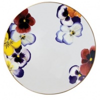 Bernardaud Pensees Coupe Salad Plate 8.3 In