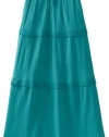 Roxy Kids Girls 7-16 Party On Maxi Skirt, Swells Turquoise, Medium