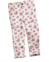 GUESS Kids Girls Baby Printed Knit Jeggings (12 - 24m), PRINT (24M)