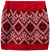 Energie Girls 7-16 Felicity Sweater Skirt, Red Combo, Medium