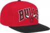 NBA Chicago Bulls Wool Blend Adjustable Snapback Hat, One Size,  Black/Red