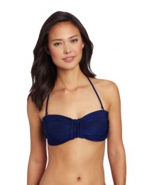 La Blanca Women's Shirr And Now Cup Bandeau La Blanca Women's Shirr And Now Cup Bandeau
