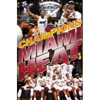 (22x34) Miami Heat 2012 NBA Champions Celebration Poster (22x34) Miami Heat 2012 NBA Champions Celebration Poster