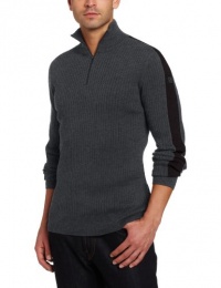 Calvin Klein Jeans Men's Ribbed Long Sleeve Half Zip Sweater Calvin Klein Jeans Men's Ribbed Long Sleeve Half Zip Sweater