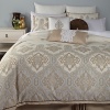 A Moroccan-inspired collection from Charisma. Bedskirt is solid tan with corner pleats.