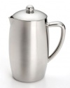 BonJour French Press Triomphe 8-Cup Double Wall Insulated Stainless Steel with Flavor Lock Brewing