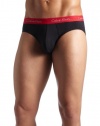 Calvin Klein Men's Prostretch Hip Brief,Black,X-Large