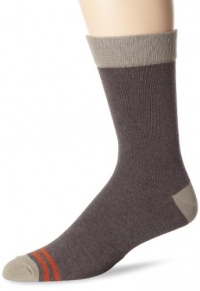 Pact Men's Recycled Brown Crew Sock Pact Men's Recycled Brown Crew Sock