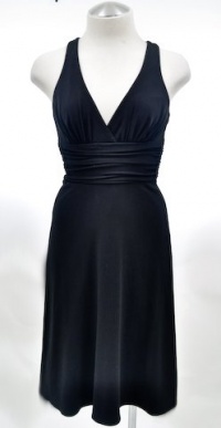 Laundry by Shelli Segal Black Matte Jersey Dress Laundry by Shelli Segal Black Matte Jersey Dress