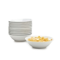 Set of 12 clean, white cereal or soup bowls - perfect for catering, large groups or everyday, easy use! Comes in a great cardboard box with handles for storage or transporting. Dishwasher and microwave safe. Set of 12 clean, white cereal or soup bowls - perfect for catering, large groups or everyday, easy use! Comes in a great cardboard box with handles for storage or transporting. Dishwasher and microwave safe.