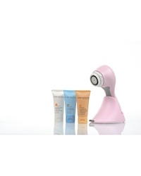 Clarisonic's original 2-speed Sonic Skin Cleansing System that redefined skin cleansing for cleaner, healthier skin. Available in White, Pink or Graphite Gray.Discover the Dermatologists' secret to silky-smooth, radiantly fresh skin. Clarisonic goes beyond cleansing by using sonic technology to gently yet deeply cleanse pores of environmental toxins, makeup and bacteria-without abrasion or harsh chemicals. Unlike superficial cleansing, CLARISONIC® removes greater than six times more makeup and actually increases product absorption-making skin more receptive to skincare ingredients (up to 61% of Vitamin C in a recent clinical study). With regular daily use the Clarisonic reduces dry skin patches, oily areas and blemishes and immediately leaves skin feeling and looking smoother. Developed by the lead inventor of Sonicare® and used and recommended by leading dermatologists and cosmetic surgeons. Clarisonic is proud to support breast cancer research. With every Pink Clarisonic purchase, a donation is made to help fund the fight against breast cancer. Clarisonic's original 2-speed Sonic Skin Cleansing System that redefined skin cleansing for cleaner, healthier skin. Available in White, Pink or Graphite Gray.Discover the Dermatologists' secret to silky-smooth, radiantly fresh skin. Clarisonic goes beyond cleansing by using sonic technology to gently yet deeply cleanse pores of environmental toxins, makeup and bacteria-without abrasion or harsh chemicals. Unlike superficial cleansing, CLARISONIC® removes greater than six times more makeup and actually increases product absorption-making skin more receptive to skincare ingredients (up to 61% of Vitamin C in a recent clinical study). With regular daily use the Clarisonic reduces dry skin patches, oily areas and blemishes and immediately leaves skin feeling and looking smoother. Developed by the lead inventor of Sonicare® and used and recommended by leading dermatologists and cosmetic surgeons. Clarisonic is proud to support breast cancer research. With every Pink Clarisonic purchase, a donation is made to help fund the fight against breast cancer.