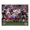 Signed Eli Manning Photo - Super Bowl XLII Escaping Tackle 16x20 - Autographed NFL Photos