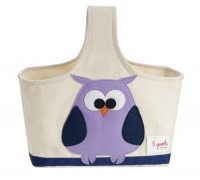 3 Sprouts Organic Caddy Tote Bag, Owl 3 Sprouts Organic Caddy Tote Bag, Owl