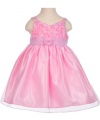 Princess Faith Rose Darling Dress with Diaper Cover (Sizes 12M - 24M) - pink, 18 months