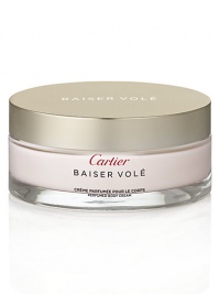 A smooth and delicately perfumed formula cream enriched with lily extract. It is known for its softening qualities, which prolongs the pleasure of the Baiser Volé fragrance and brings a sensation of comfort by leaving the skin intensely moisturized. 6.75 oz. A smooth and delicately perfumed formula cream enriched with lily extract. It is known for its softening qualities, which prolongs the pleasure of the Baiser Volé fragrance and brings a sensation of comfort by leaving the skin intensely moisturized. 6.75 oz.