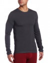 Calvin Klein Men's Micro Modal L/S Crew Pajama Top, Mink, Medium