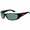 Arnette Freezer Men's Lifestyle Sunglasses w/ Free B&F Heart Sticker Bundle - 01/87 Matte Black/Grey / One Size Fits All