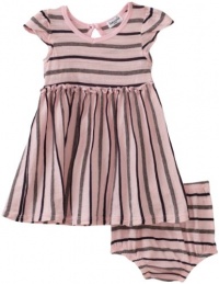Splendid Littles Baby-girls Infant Slub Stripe Jersey Dress and Bloomer, Pink Ribbon, 18-24 Months Splendid Littles Baby-girls Infant Slub Stripe Jersey Dress and Bloomer, Pink Ribbon, 18-24 Months