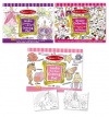 Melissa & Doug  Girls Sticker Pad / Coloring Books Bundle