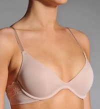 OnGossamer Women's Sleek and Lace Scoop Neck Push-Up Bra, Champagne, 34B OnGossamer Women's Sleek and Lace Scoop Neck Push-Up Bra, Champagne, 34B