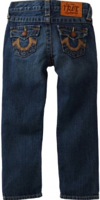 True Religion Boys 8-20 Jack Straight Leg Jean with Side Weave Pocket Detail, Hickory, 10 True Religion Boys 8-20 Jack Straight Leg Jean with Side Weave Pocket Detail, Hickory, 10