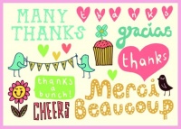 Galison Kate Sutton Many Thanks Thank You Note Cards (28440) Galison Kate Sutton Many Thanks Thank You Note Cards (28440)