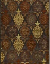 Area Rug 7x10 Rectangle Transitional Chocolate-Brown Color - Surya Basilica Rug from RugPal