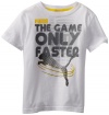 Puma - Kids Boys 2-7 Lit Faster Tee, White, 7
