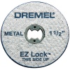 Dremel EZ456 1-1/2-Inch EZ Lock Rotary Tool Cut-Off Wheels for Metal, 5-Pack