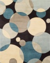 Momeni New Wave NEWWANW-37TEL2030 Teal Rug