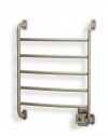 Warmrails Hardwire/Softwire Regent Wall Mounted Towel Warmer and Drying Rack, Satin Nickel