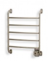 Warmrails Hardwire/Softwire Regent Wall Mounted Towel Warmer and Drying Rack, Satin Nickel