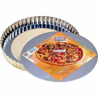Kaiser Bakeware Basic Tinplate 9-1/2 Inch Round Quiche Pan with Removable Bottom Kaiser Bakeware Basic Tinplate 9-1/2 Inch Round Quiche Pan with Removable Bottom