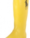 Polo By Ralph Lauren Proprietor Larger Pony Rainboot (Toddler/Little Kid/Big Kid),Yellow/Navy,12 M US Little Kid