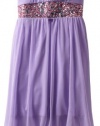 Ruby Rox Kids Girls 7-16 High/Low Caviar, Lavender, Large